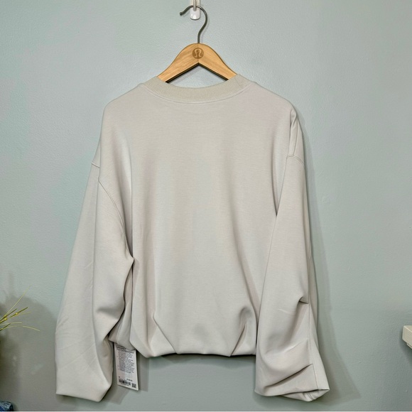 Lululemon Softstreme Voluminous Sleeve Pullover Bone Medium NWT - Picture 6 of 10
